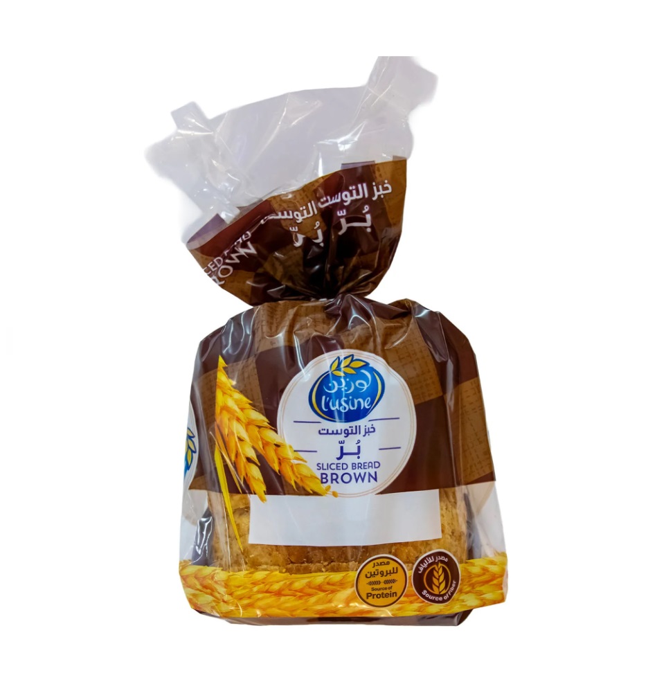 L'Usine Sliced Brown Bread - 275g