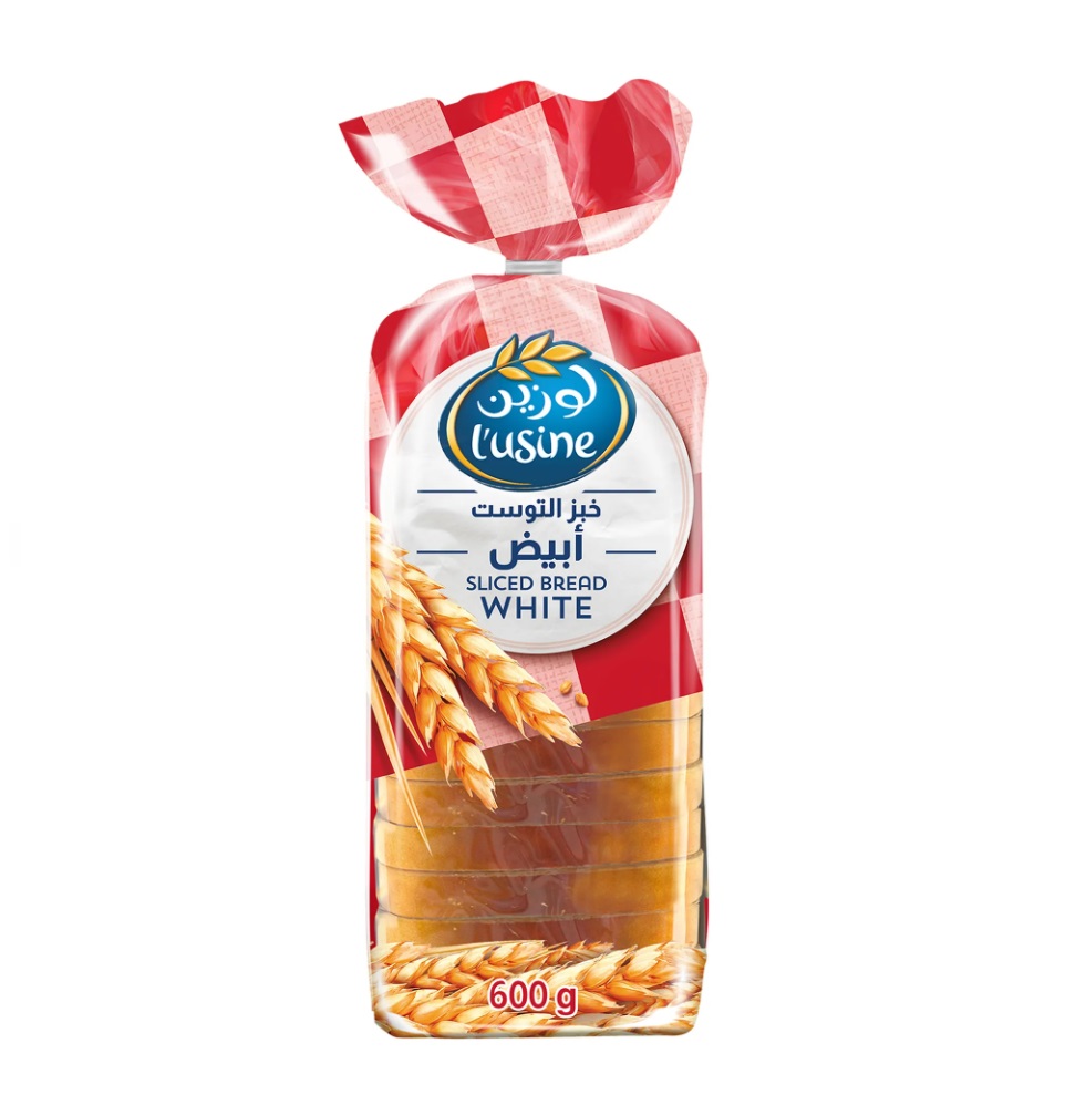 L'Usine Sliced White Bread - 600g
