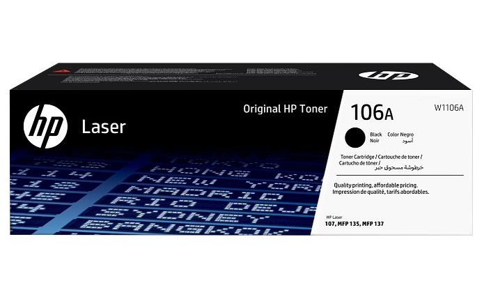 HP 106A Black Original Laser Toner Cartridge