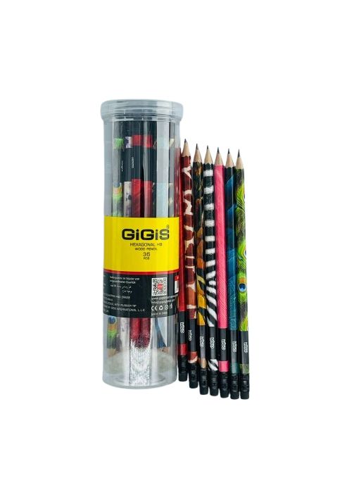 GIGIS Pencil, Animal Print - Pack of 33 (Back to School Combo)