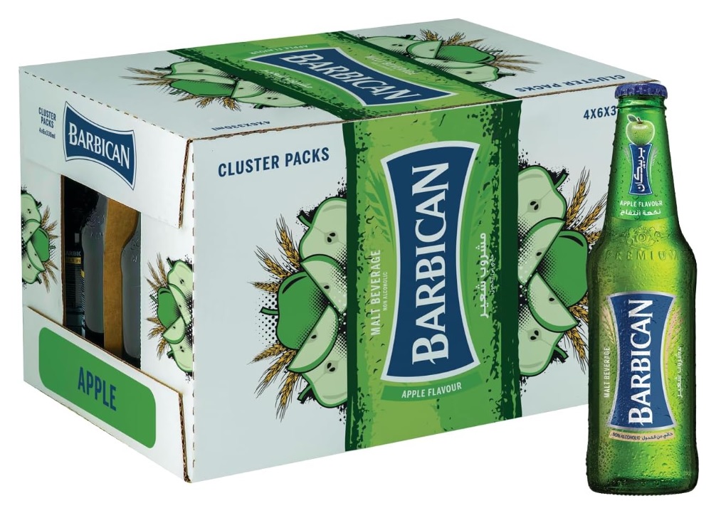Barbican Apple Non-Alcoholic Malt Beverage - 330 ml x 24