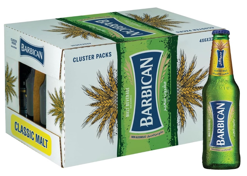Barbican Regular Non-Alcoholic Malt Beverage - 330 ml x 24