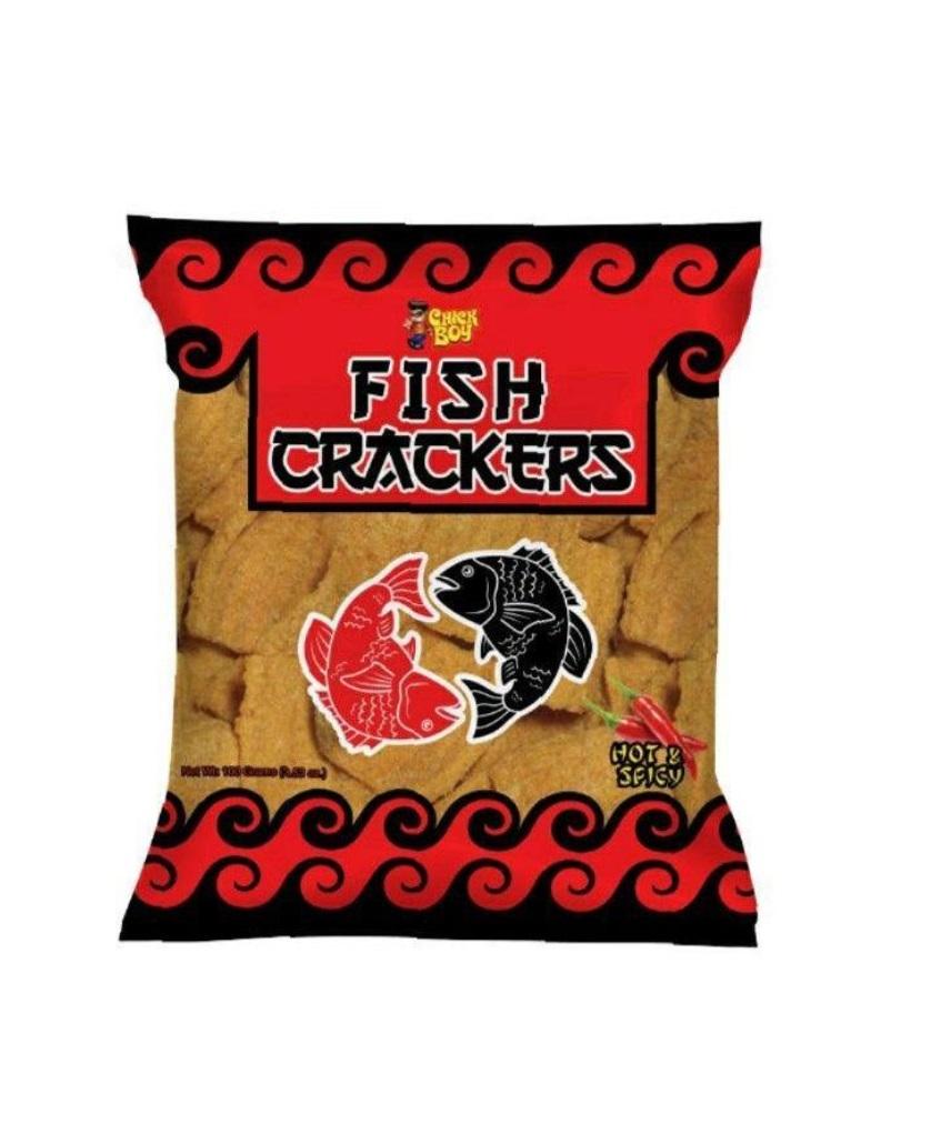 Chick Boy Fish Crackers, Hot & Spicy - 100g