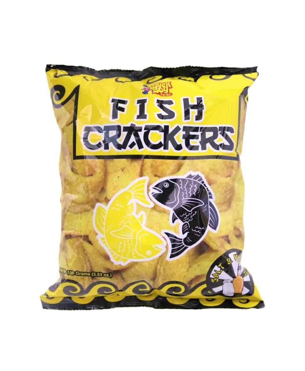 Chick Boy Fish Crackers, Salt & Vinegar - 100g