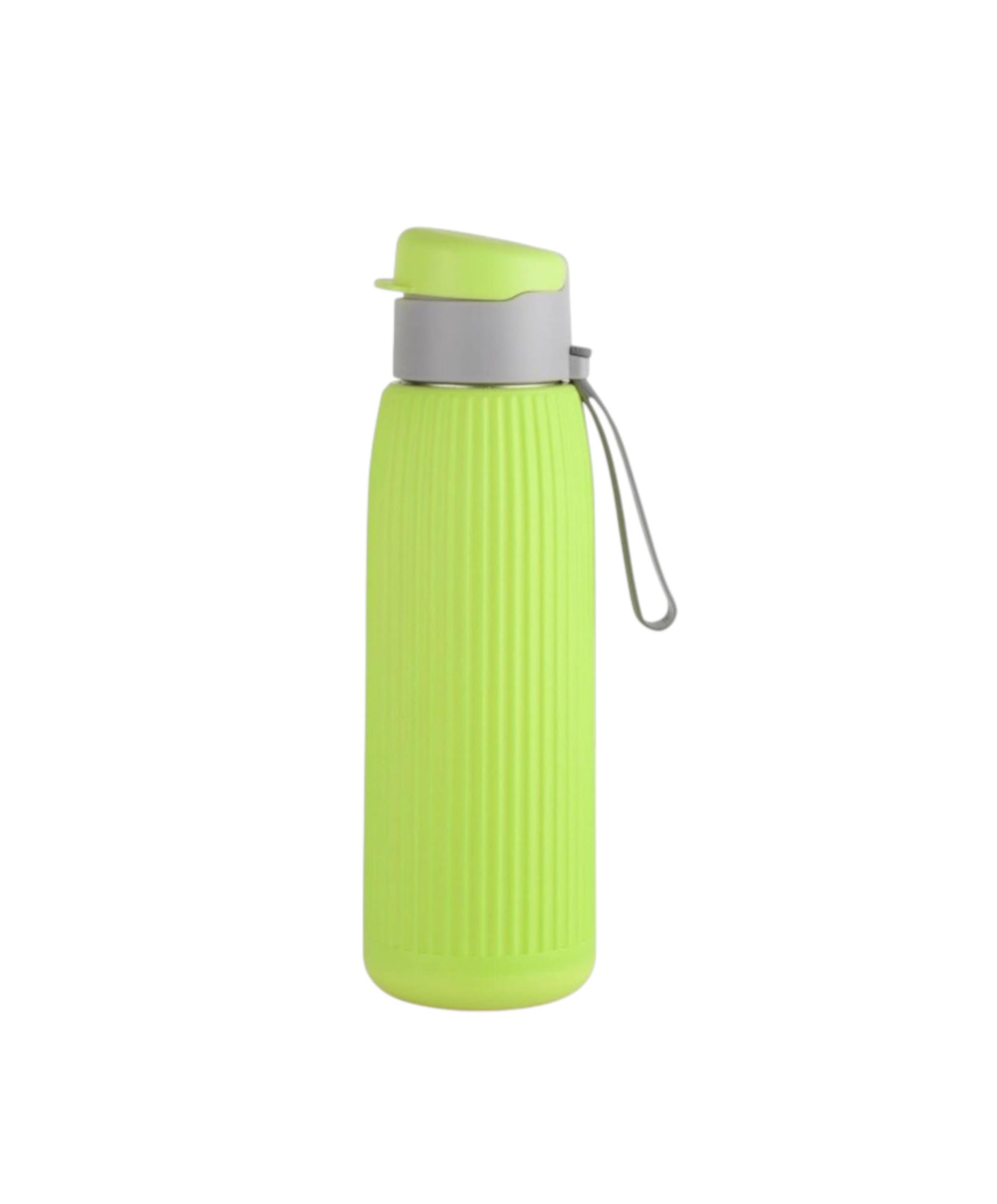 Cello Puro Steel X Volvo Water Bottle, Green - 600 ml