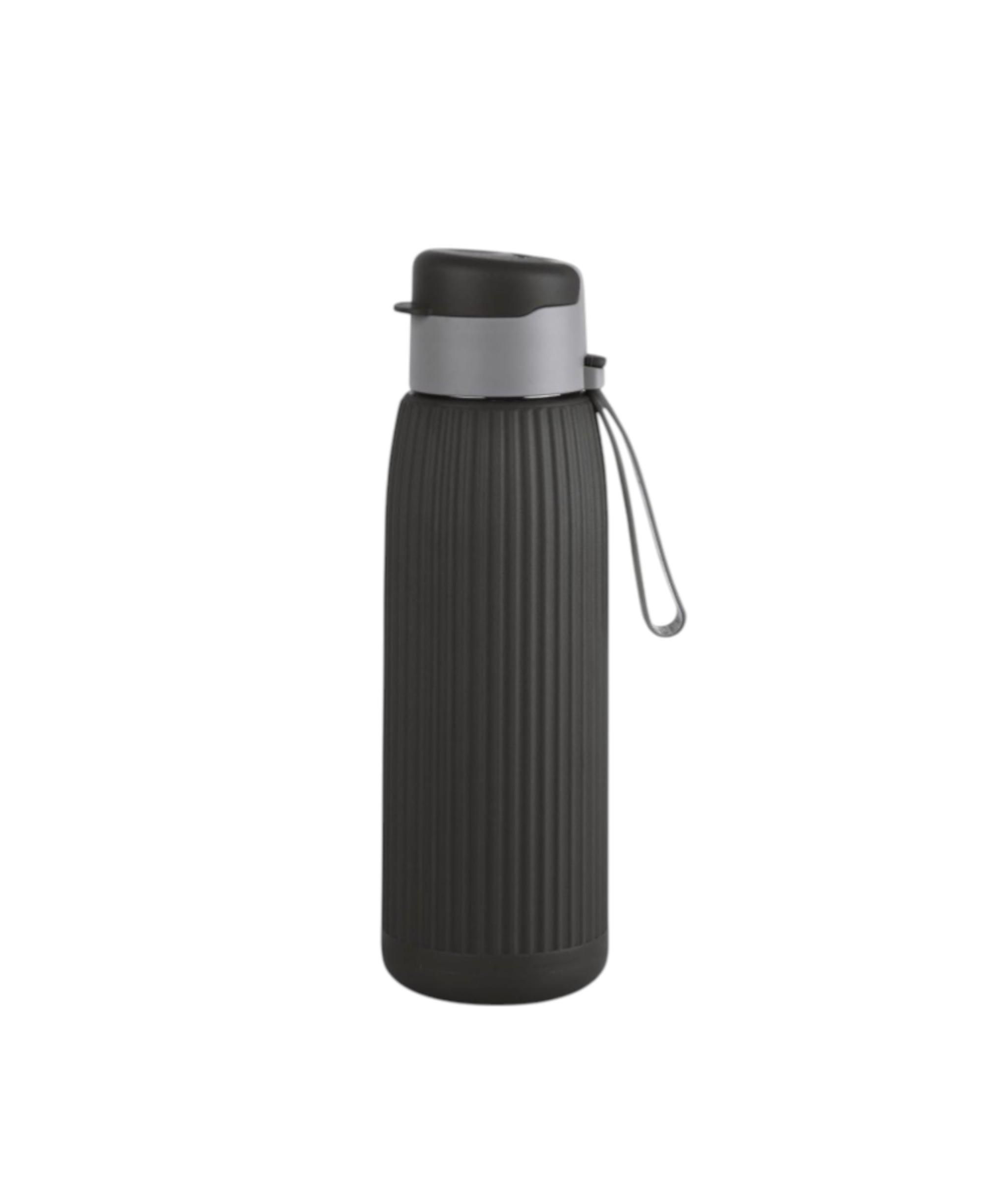Cello Puro Steel X Volvo Water Bottle, Black - 600 ml