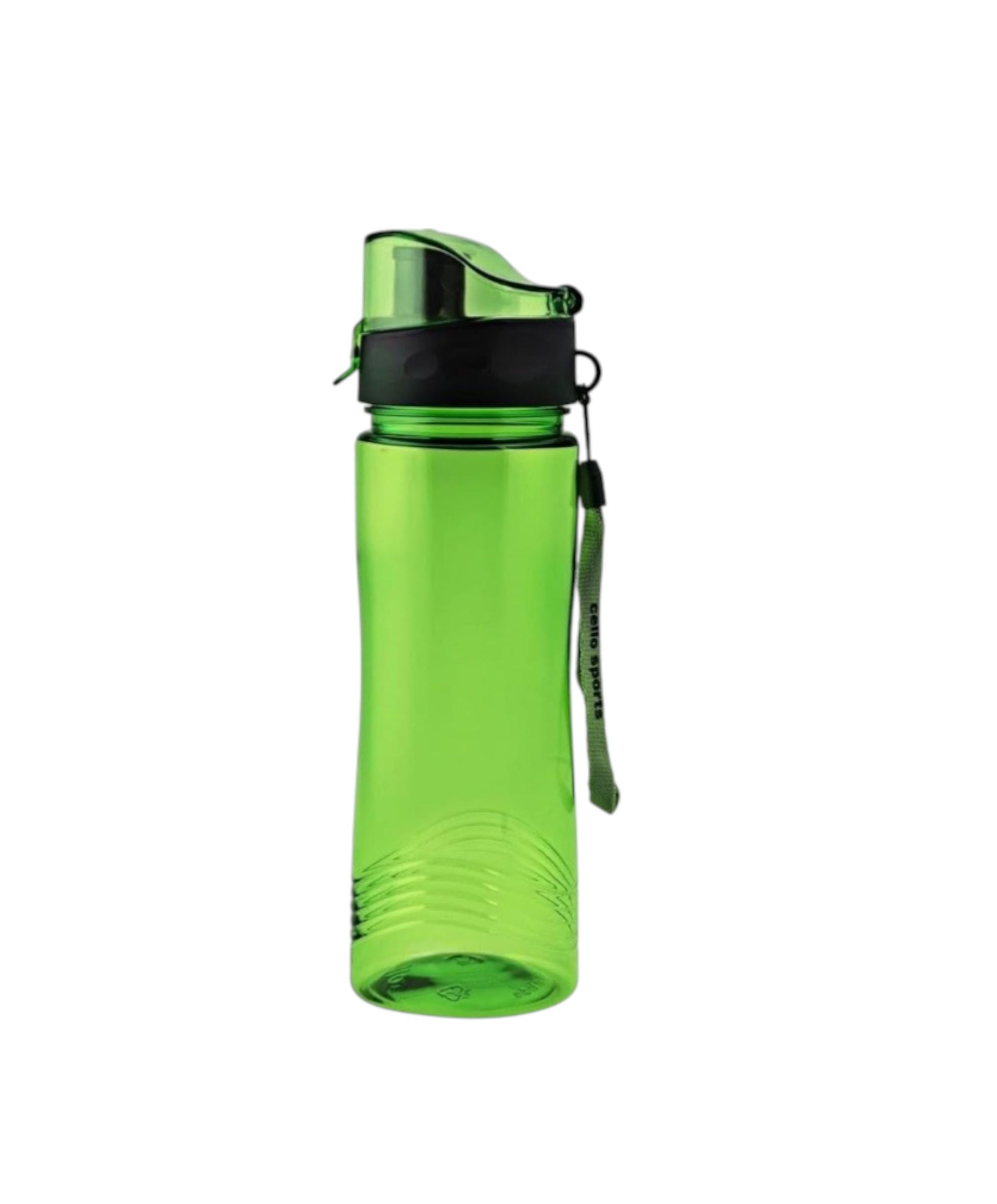 Cello Sportster Plastic Sports Bottle, Green - 700 ml