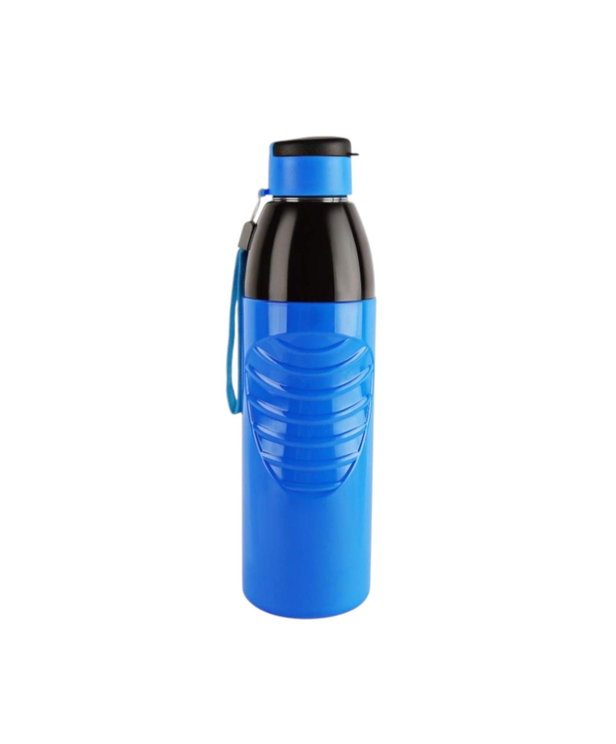 Cello Puro Steel X Zen Water Bottle, Blue - 600 ml