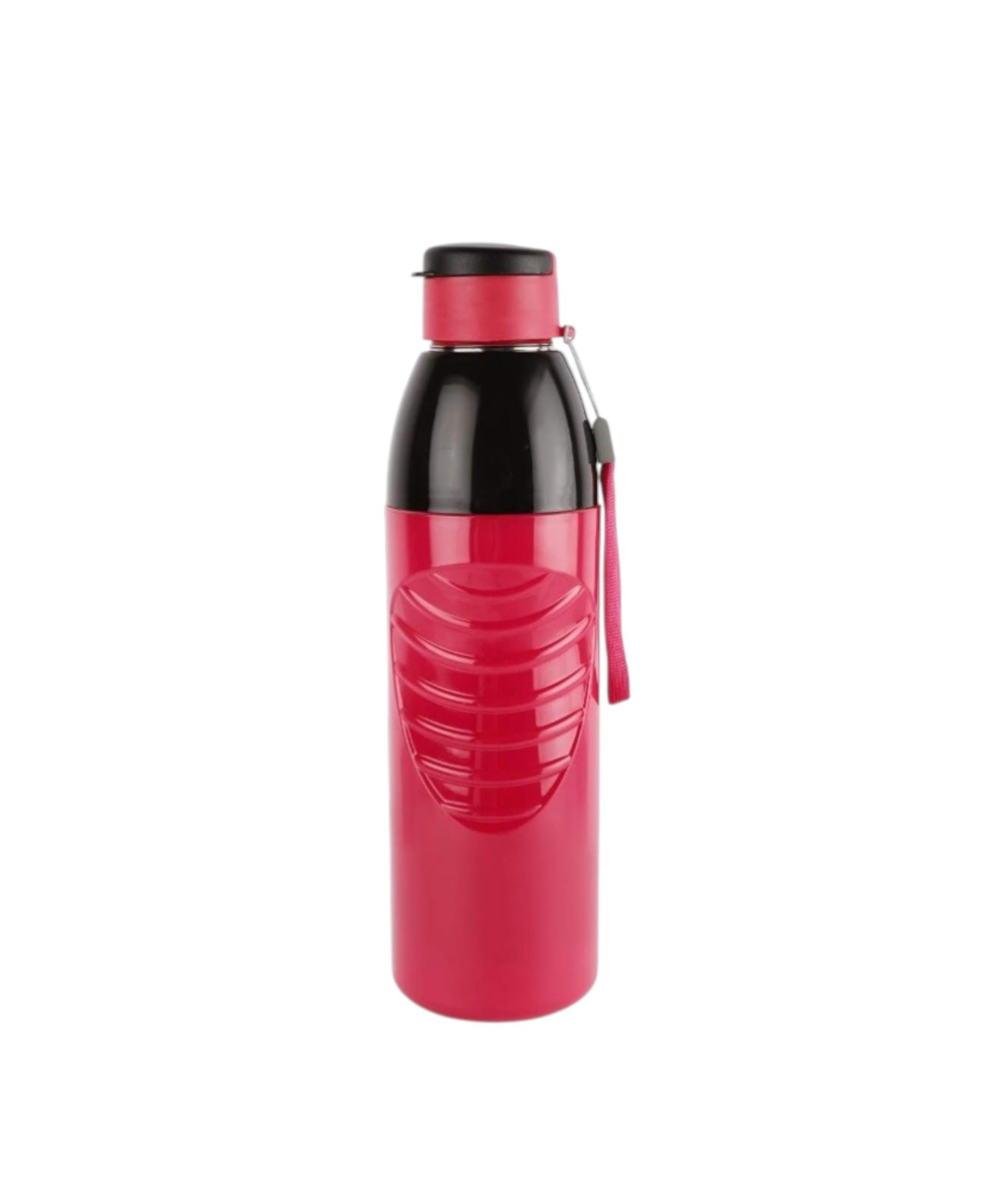Cello Puro Steel X Zen Water Bottle, Red - 600 ml