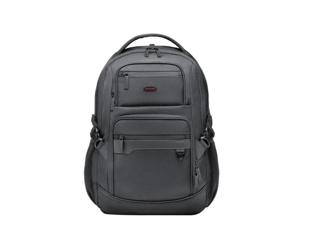 Promate ElitePack-Lite, SecureStorage Backpack for 15.6” Laptops