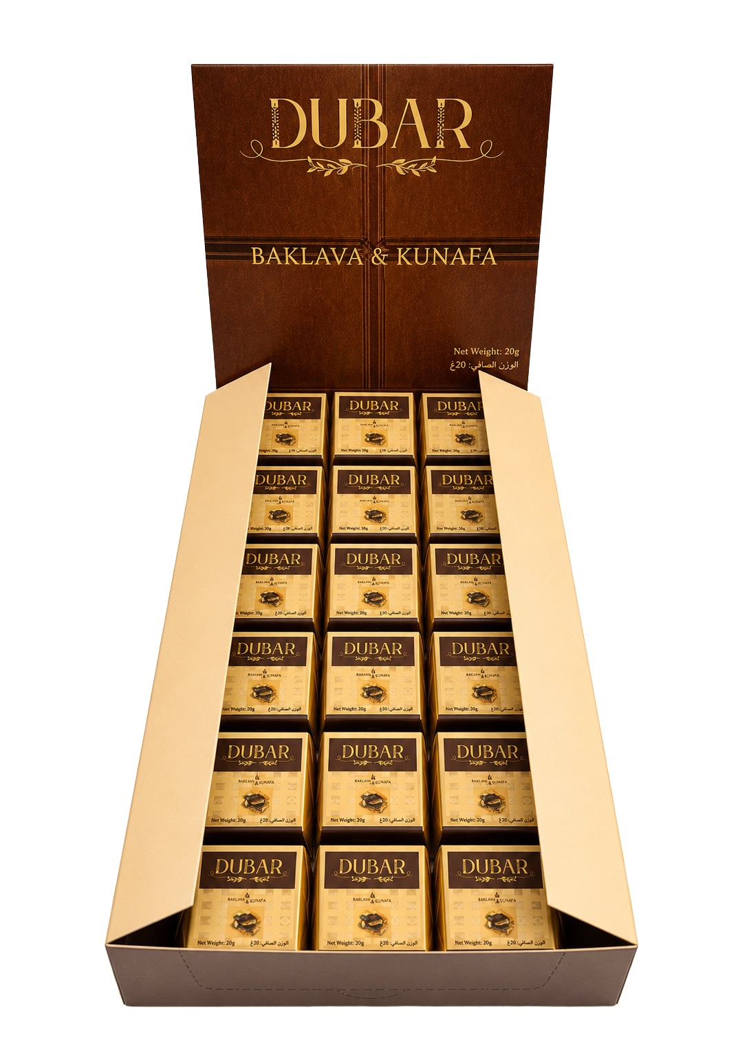 Dubar Dubai Chocolate, Baklava & Kunafa - 20g