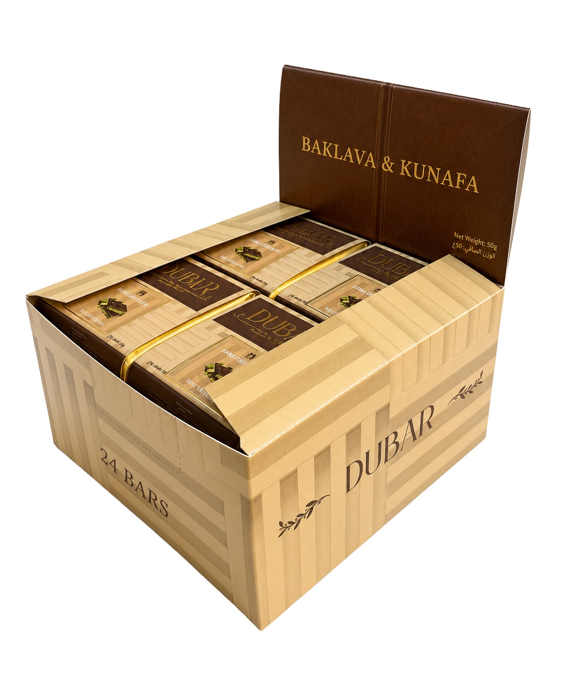 Dubar Dubai Chocolate, Baklava & Kunafa - 50g
