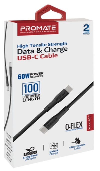 Promate XCord-CC, Black