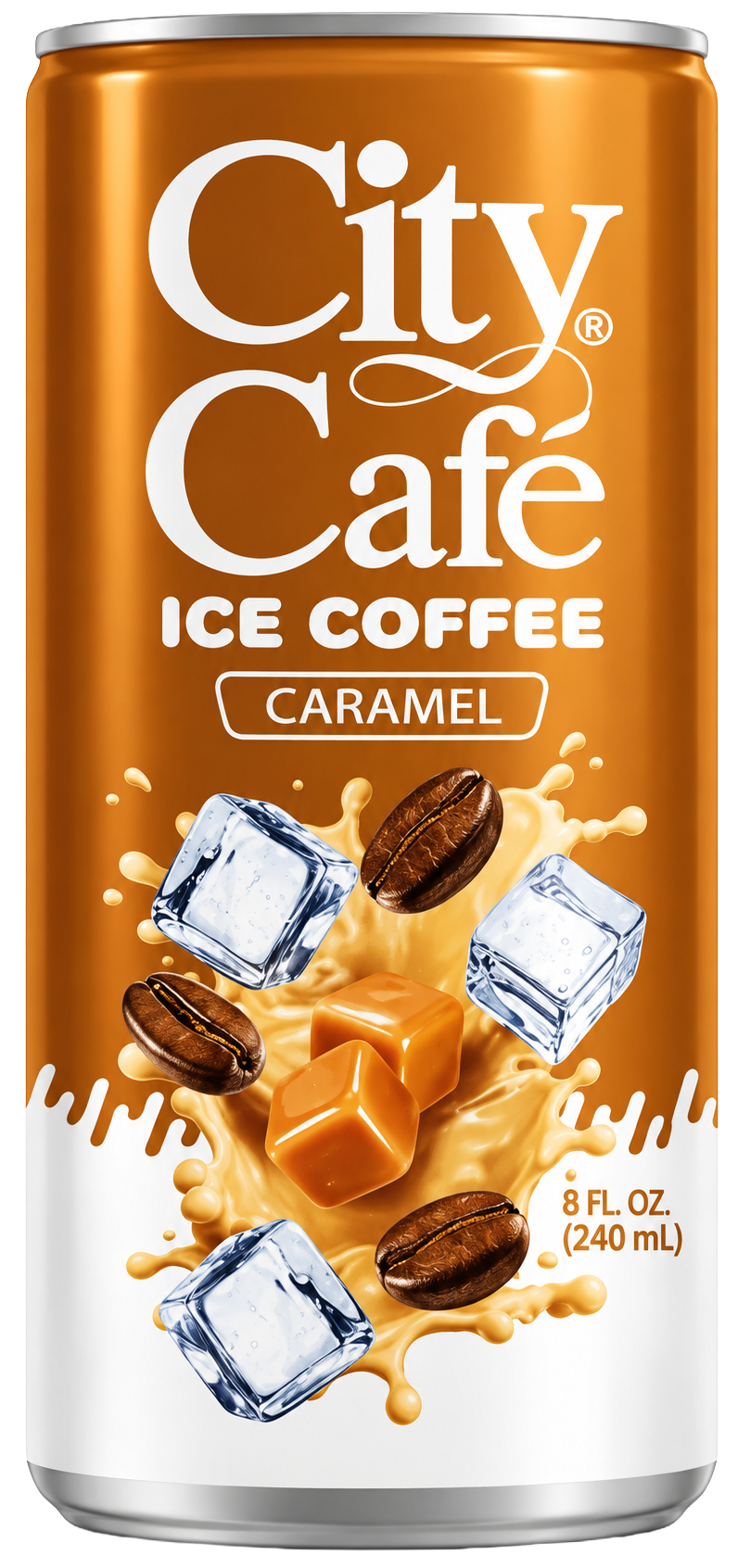 City Cafe Ice Coffee, Caramel - 240 ml