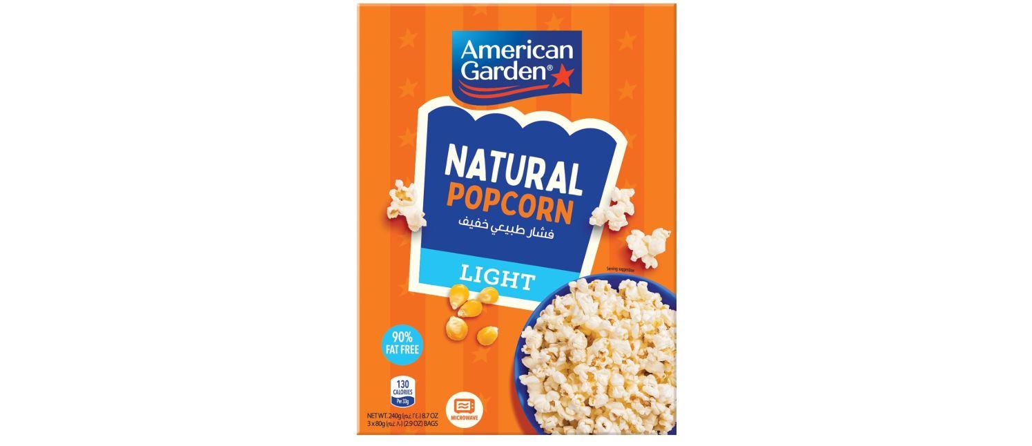 American Garden Microwave Popcorn, Light - 3.2 oz x 3