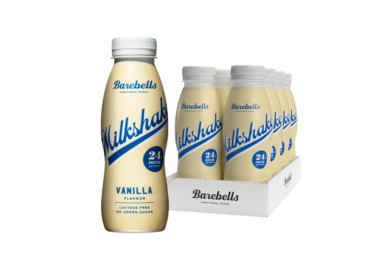Barebells Protein Milkshake, Vanilla - 330 ml x 8