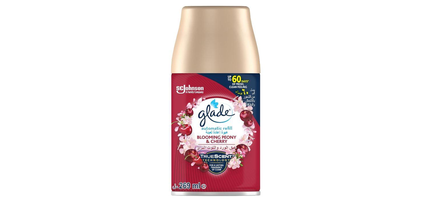 Glade Automatic Spray Refill, Blooming Peony & Cherry - 269 ml
