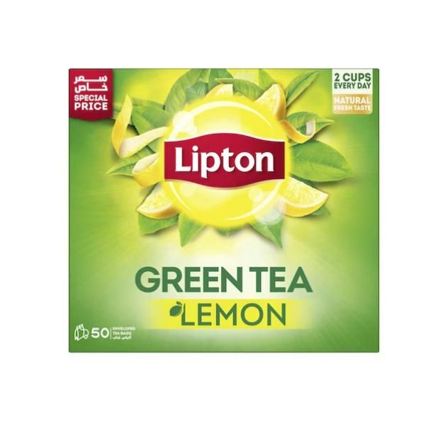 Lipton Green Tea with Lemon - 50 bags