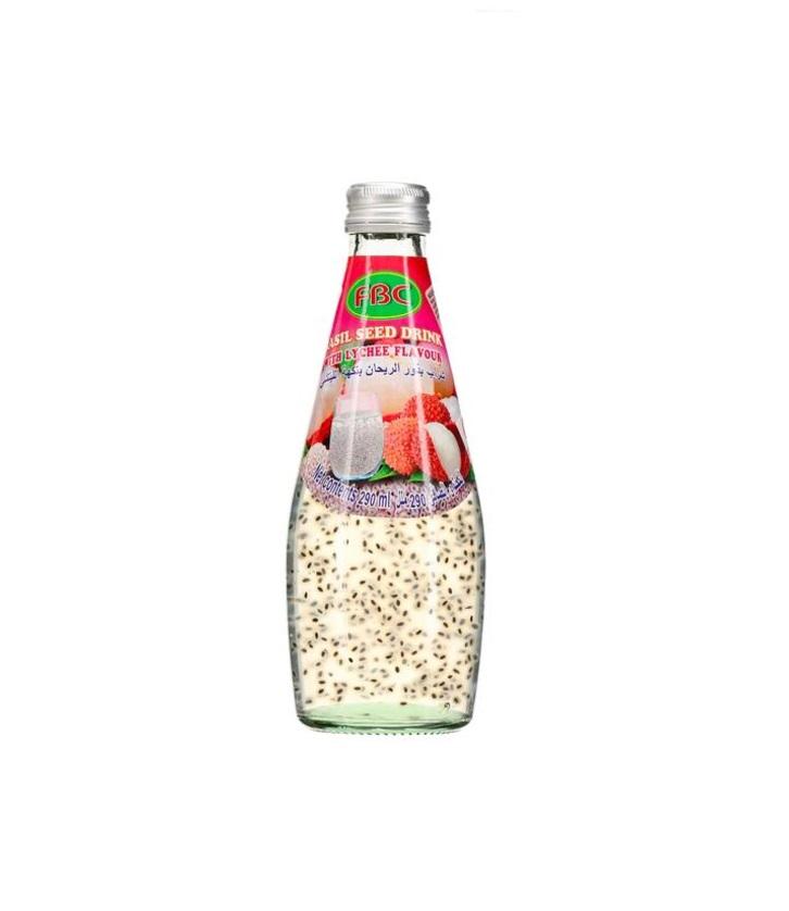 FBC Basil Seed Drink with Lychee Flavor - 290 ml