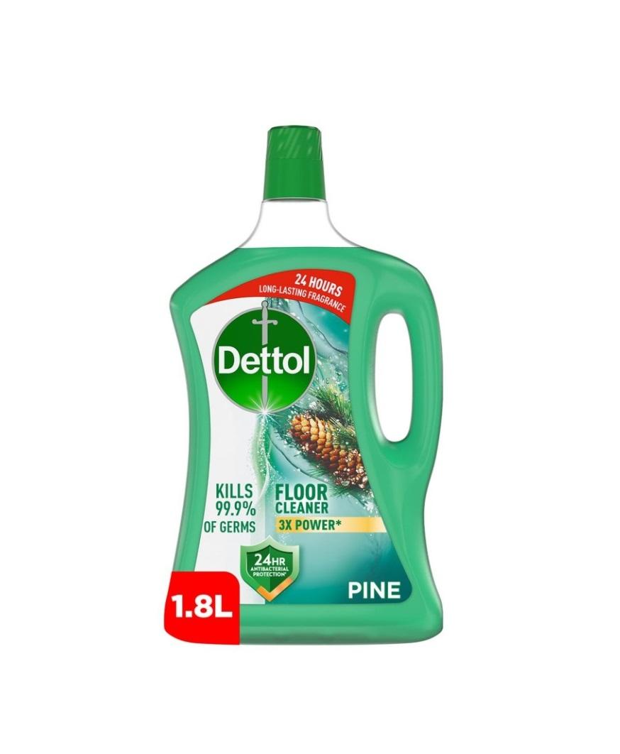 Dettol Pine Antibacterial Power Floor Cleaner - 1.8 Liter