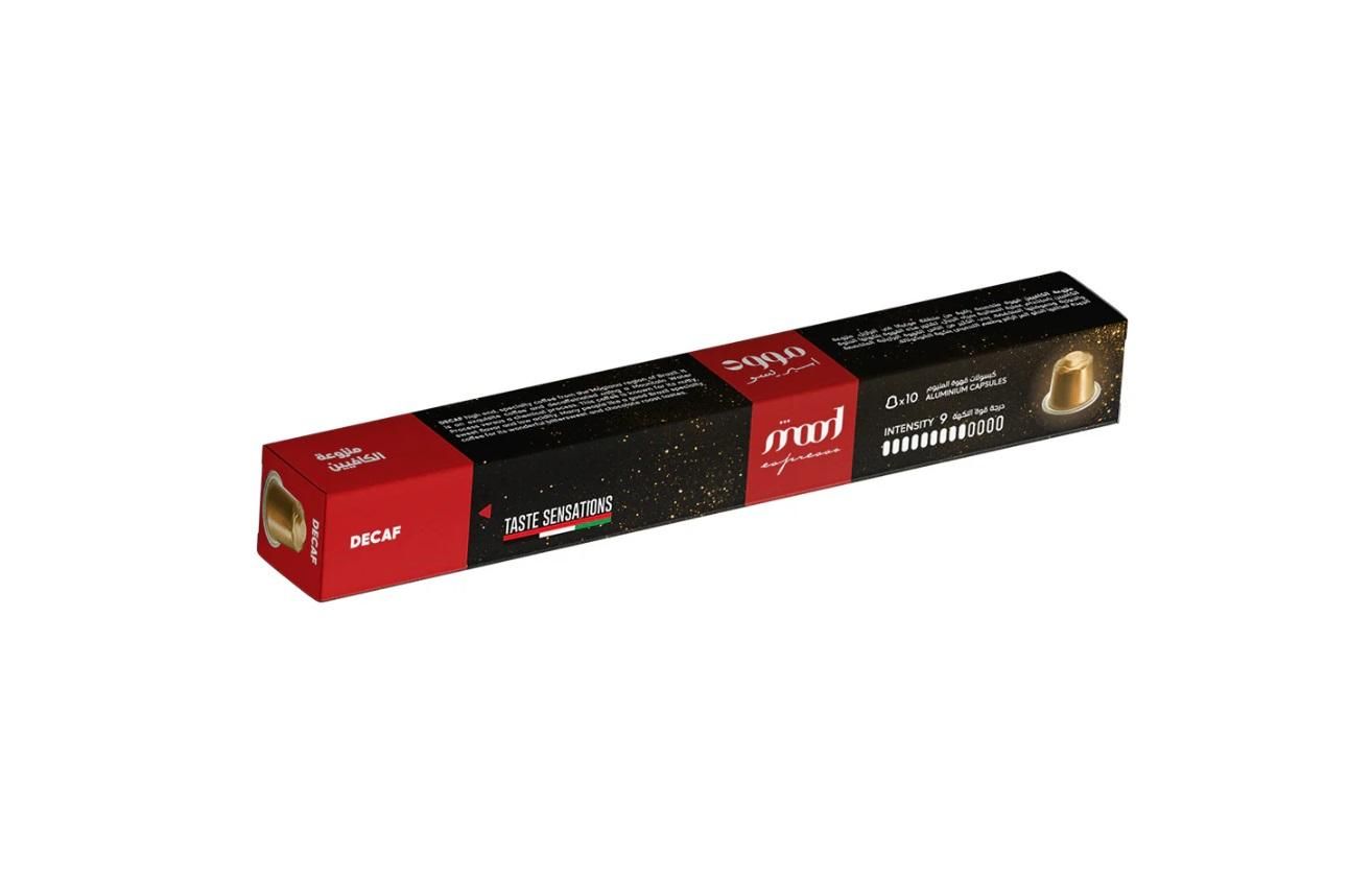 Mood Espresso, Decaf Aluminum Nespresso Capsules - 5.2g (10 Capsules)