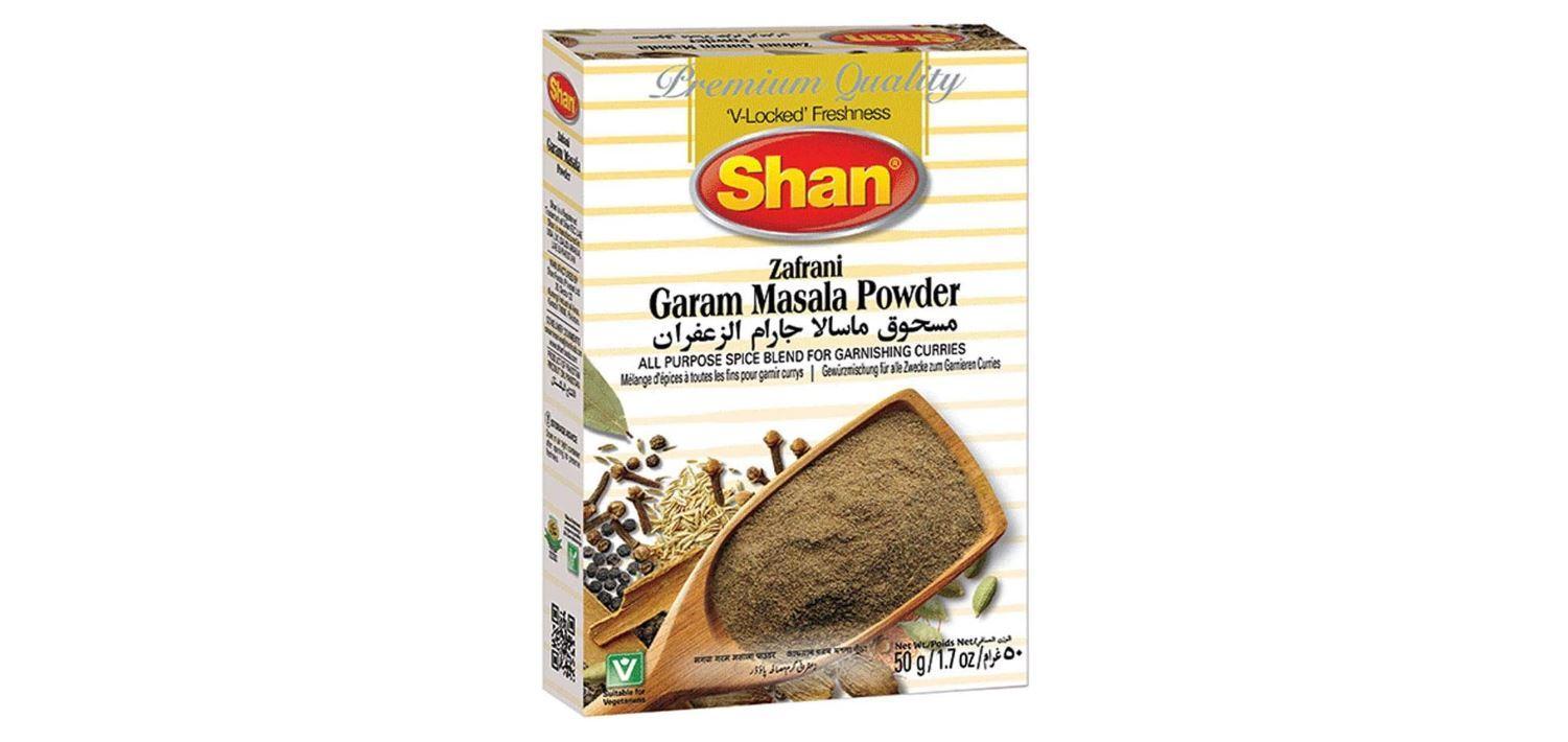 Shan Zafrani Garam Masala, Box - 50g