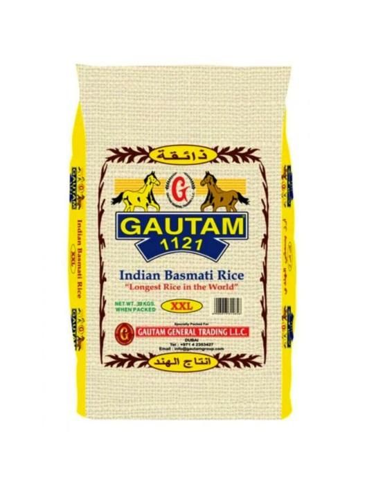 Gautam XXL Basmati Rice - 39 kg