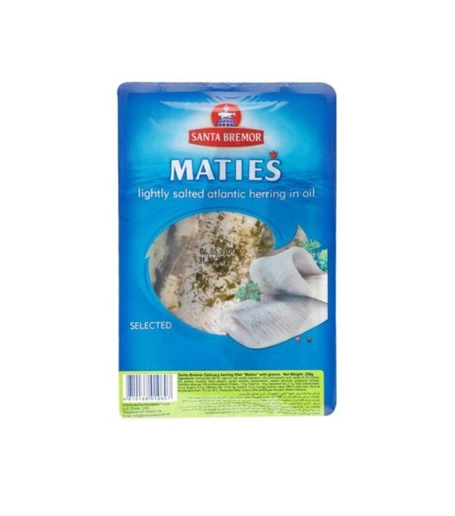 Santa Bremor, Matjes Herring Fillet with Herbs - 250g