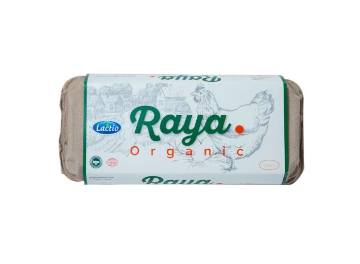 Lactio Raya Organic Eggs - 10 pcs