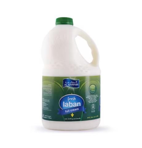 Al Rawabi Full Cream Laban - 2 Liter