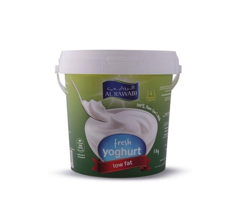 Al Rawabi Low Fat Yogurt - 1 kg