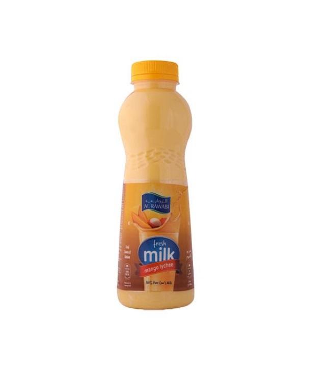 Al Rawabi Mango Lychee Milk - 500 ml