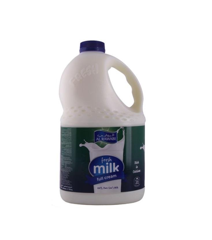 Al Rawabi Full Cream Fresh Milk - 2 Liter