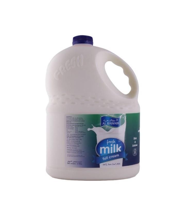 Al Rawabi Full Cream Fresh Milk - 1 Gallon