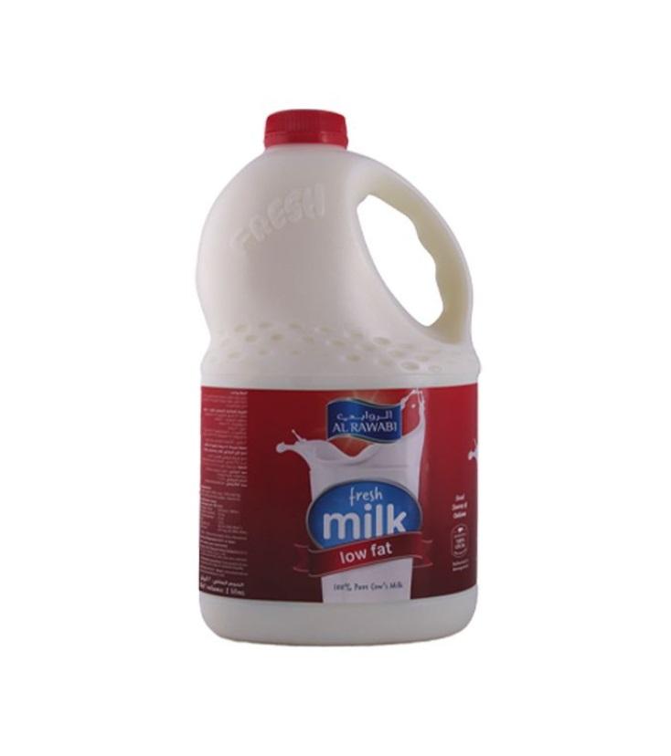 Al Rawabi Low Fat Fresh Milk - 2 Liter