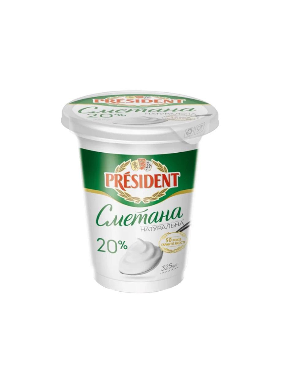 President Sour Cream, 20% Fat - 300g