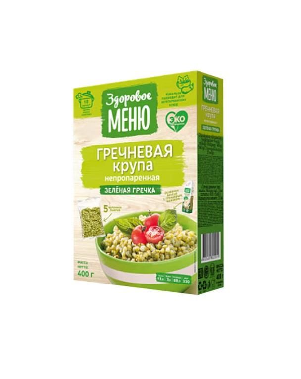Healthy Menu Organic Green Buckwheat - 400g