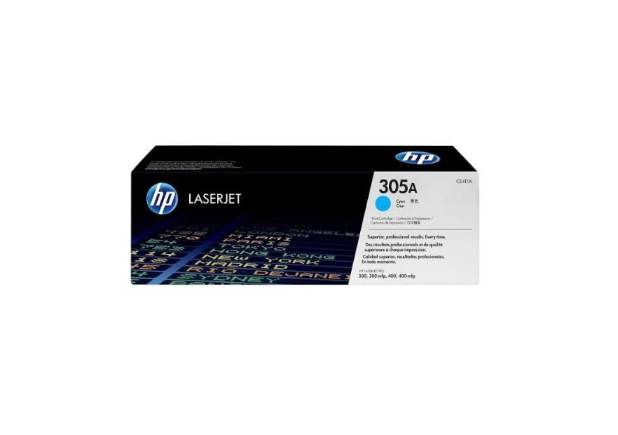 HP 305A Cyan Toner Cartridge CE411A
