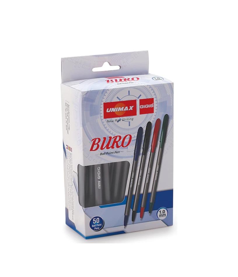 Gigis Buro, 1 mm, Blue - Pack of 50