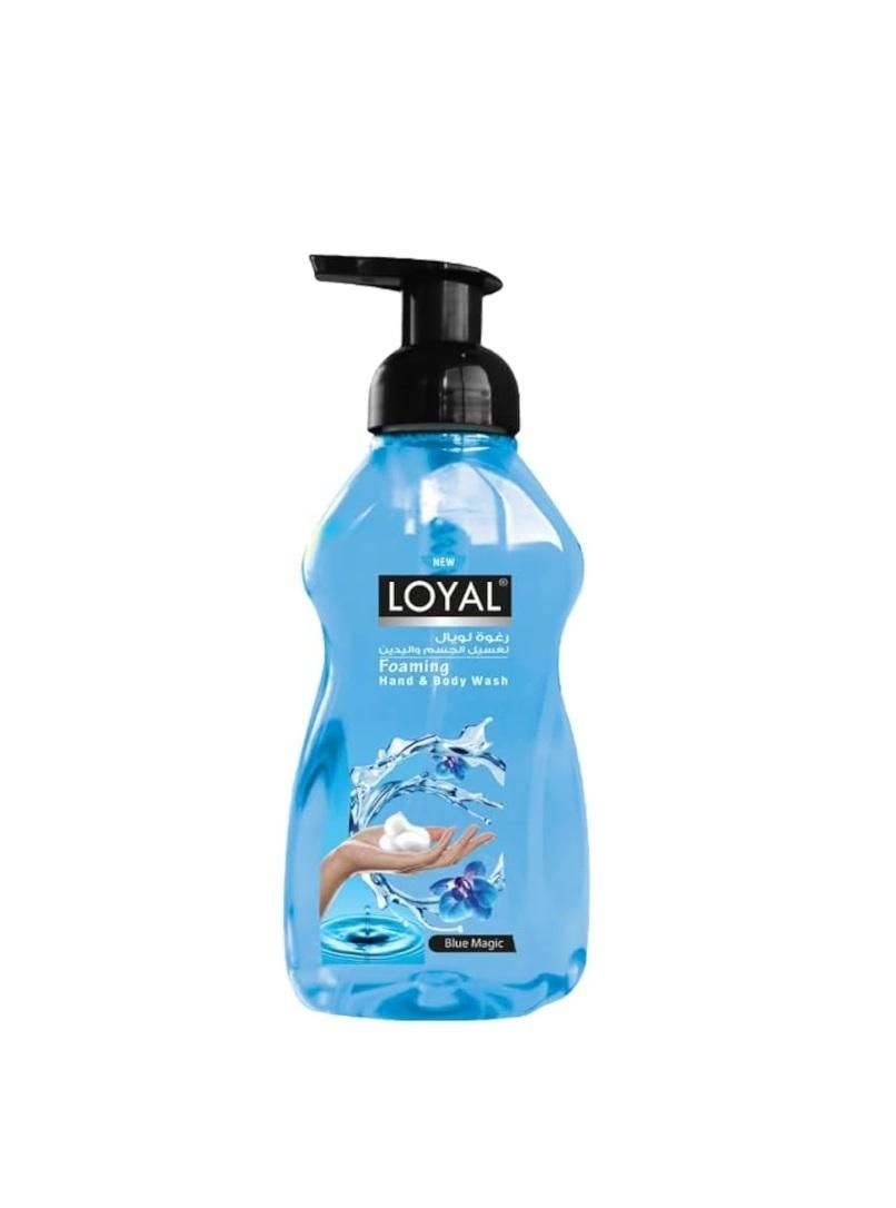 Loyal Foaming Hand & Body Wash, Blue Magic Scent  - 500 ml