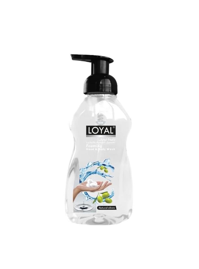 Loyal Foaming Hand & Body Wash, Natural Olives Scent  - 500 ml