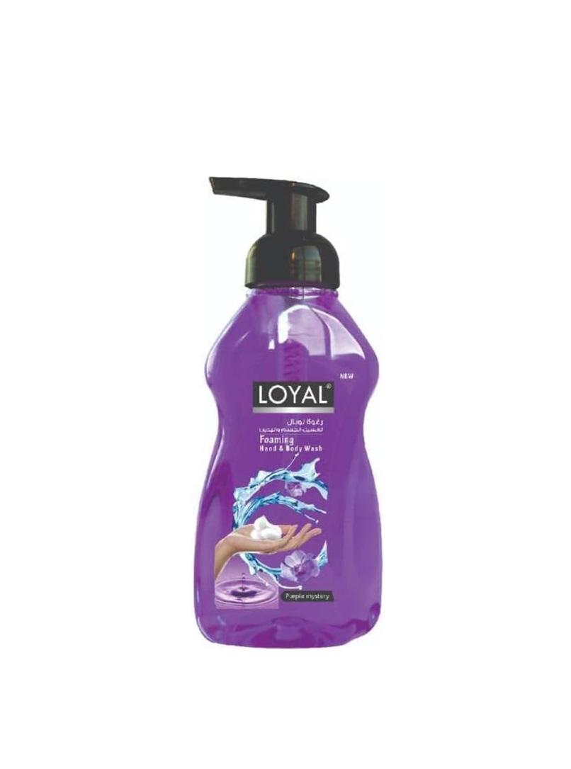 Loyal Foaming Hand & Body Wash, Purple Mystery Scent  - 500 ml