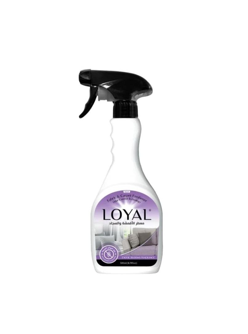 Loyal Anti-bacterial Fabric & Carpet Freshener, Exotic Bloom Fragrance - 500 ml