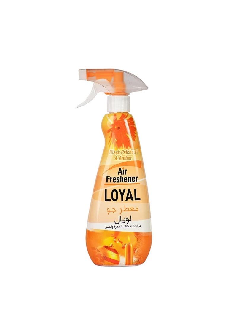 Loyal Air Freshener, Black Patchouli & Amber Scent - 450 ml
