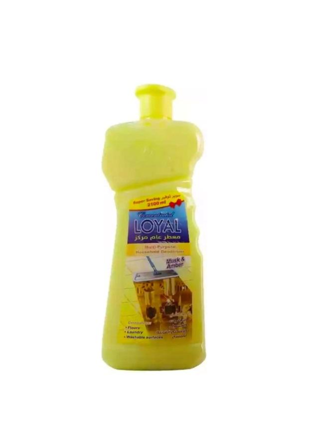 Loyal Multi-Purpose Household Deodorizer Concentrated Gel, Musk & Amber  - 2100 ml