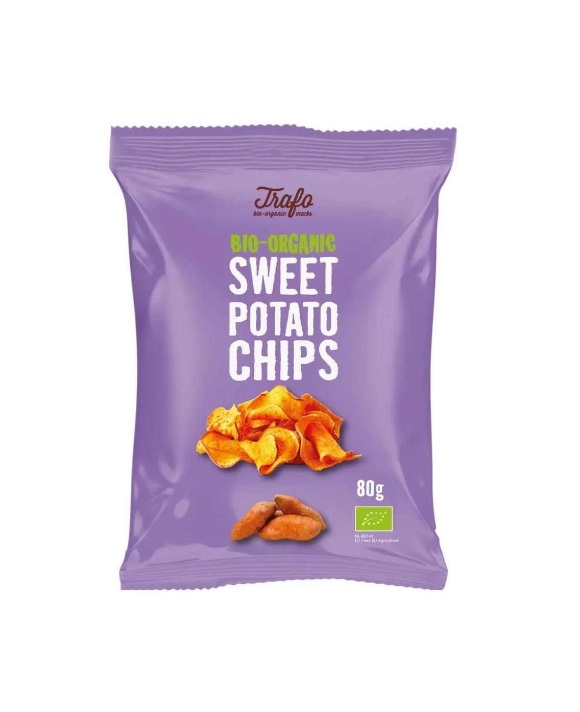 Trafo Organic Sweet Potato Chips - 80g
