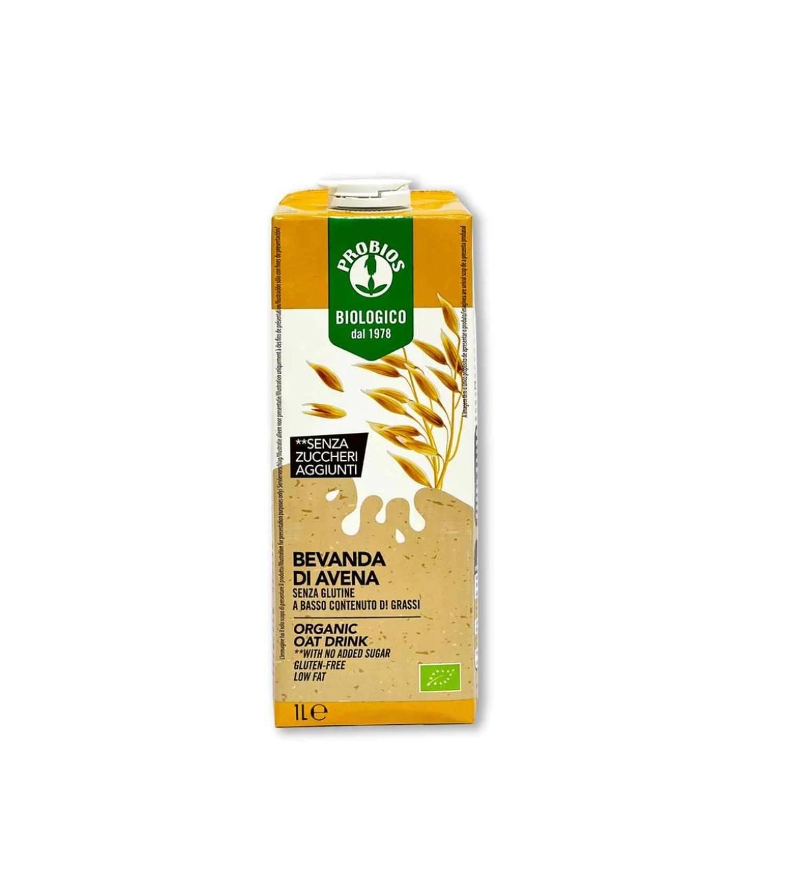 Probios Organic Oat Milk Drink Gluten Free - 1 Liter