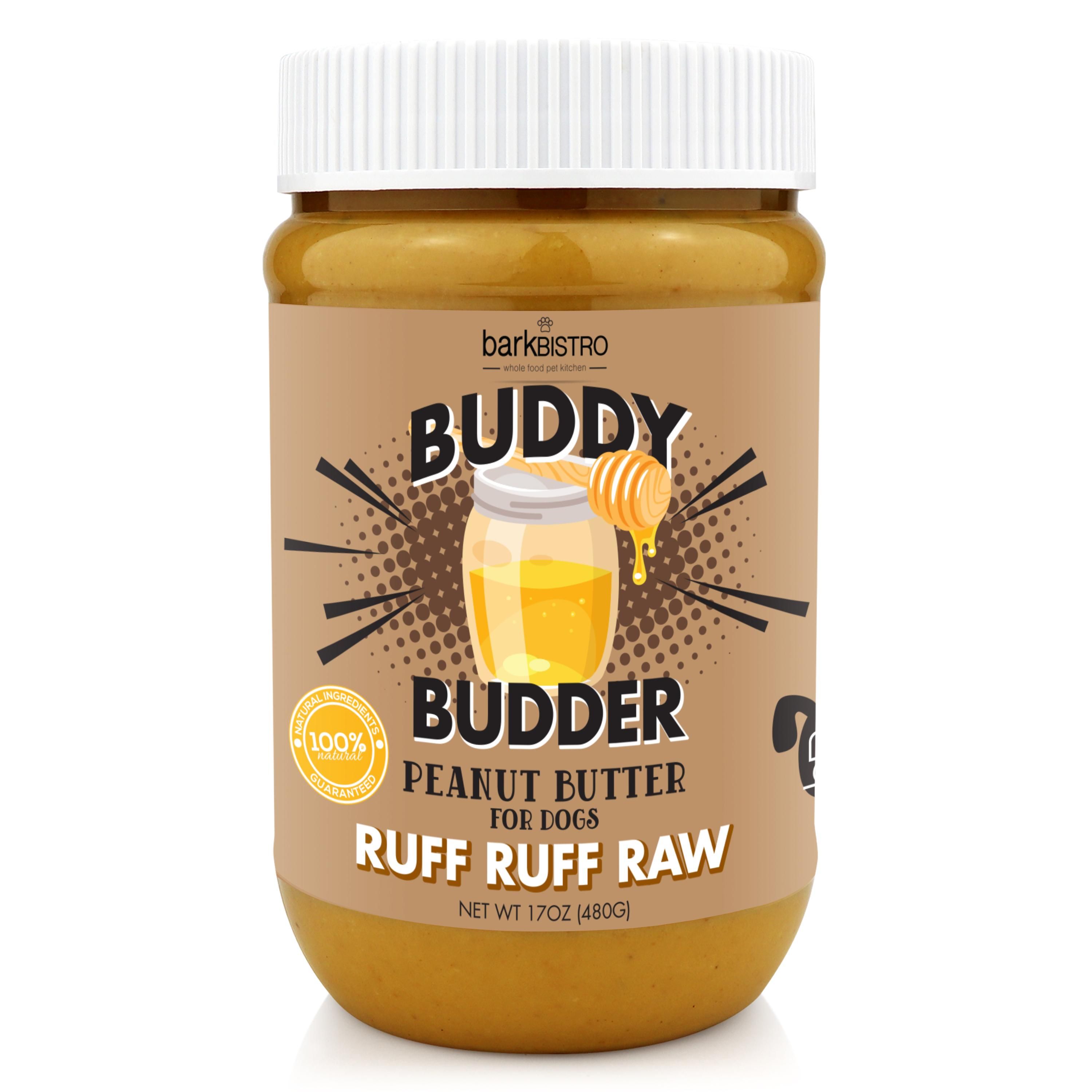 Bark Bistro, Ruff Ruff Raw Buddy Budder Dog Peanut Butter - 17 oz