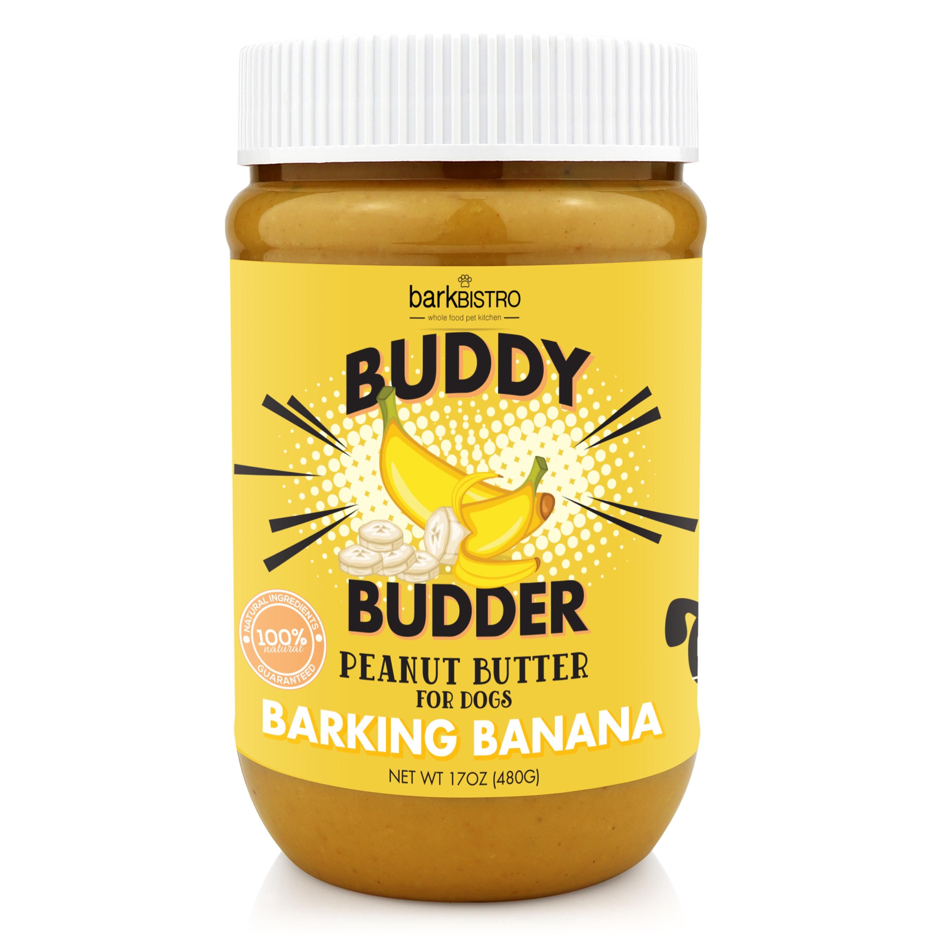 Bark Bistro, Barkin Banana Buddy Budder Dog Peanut Butter - 17 oz