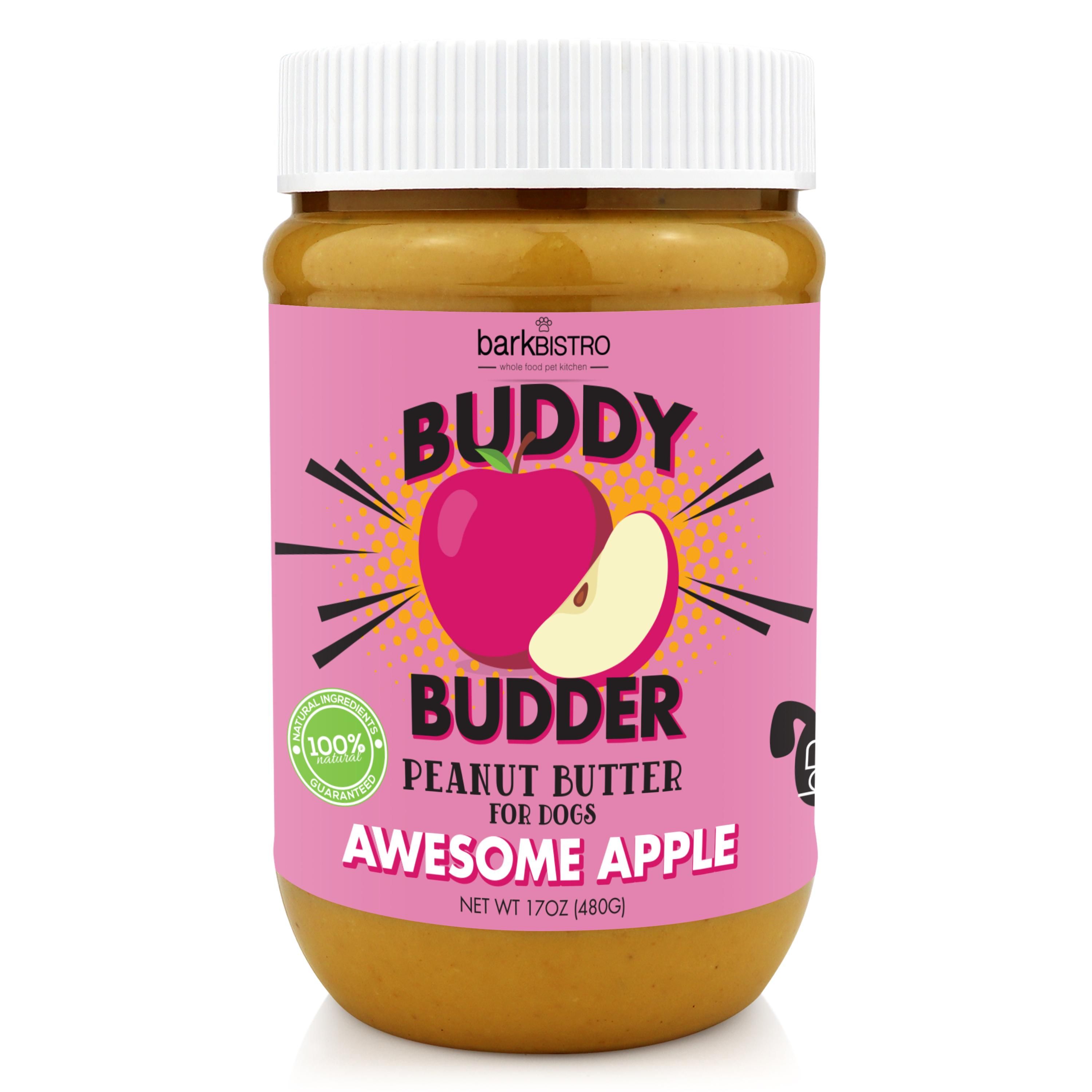Bark Bistro, Awesome Apple Buddy Budder Dog Peanut Butter - 17 oz